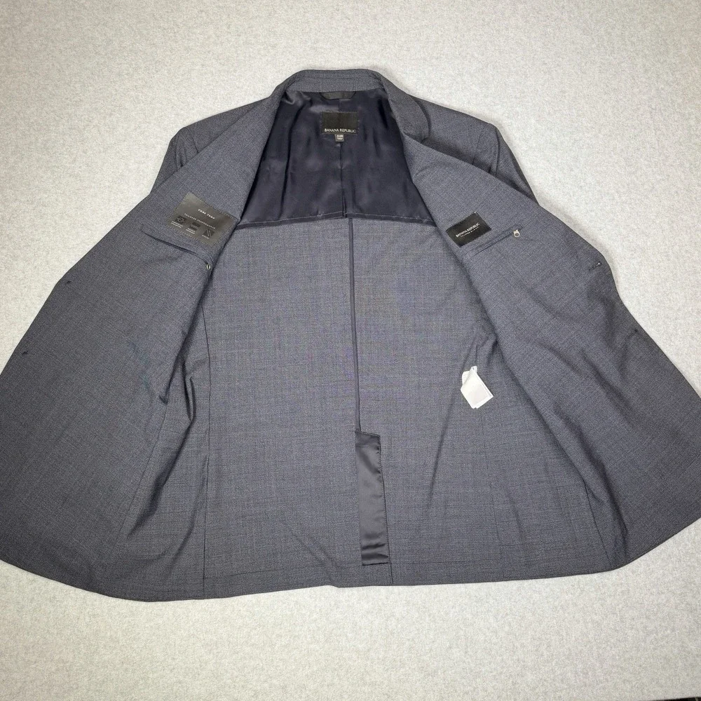 Banana Republic Core Temp Half Lined Performance Sport Coat Blazer Men's 44 R